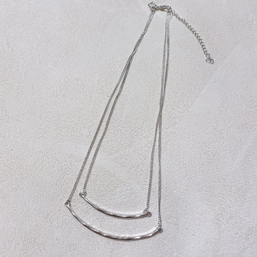 Banana Republic Smile Double Layer Necklace